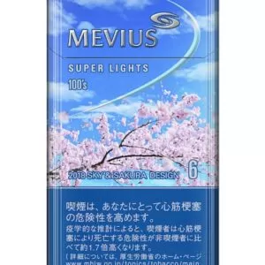 Сигареты Mevius Sky & Sakura 100's Super Lights